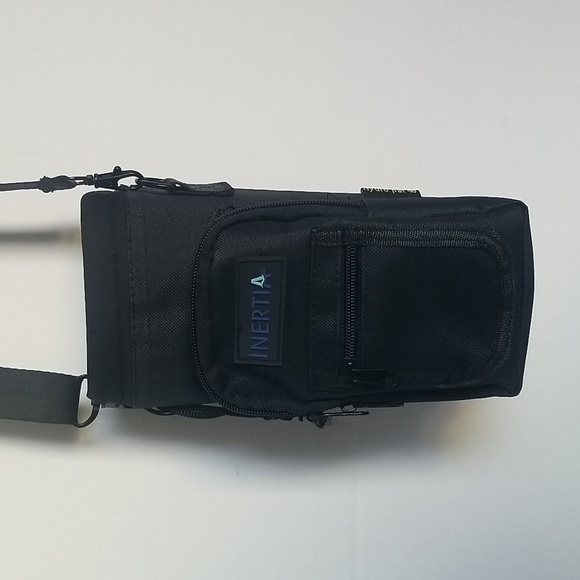 Black Crossbody Water Bottle Bag - Picture 2 of 9